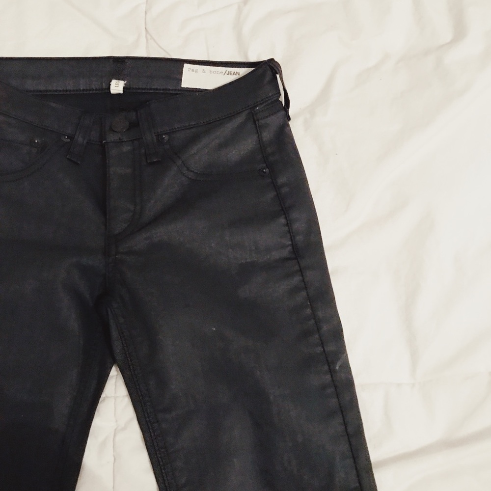 Rag & Bone Waxed Jeans - Picture 2 of 7
